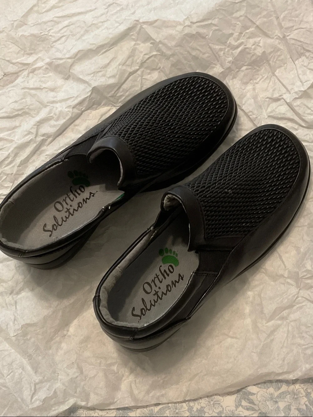 Black Slip-On Comfort Shoe